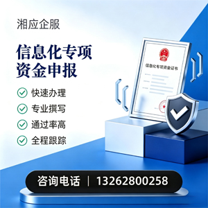 石家庄信息化专项资金申报服务